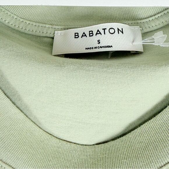 ARITZIA BABATON Shoulder Pad Tee Shirt 100% Cotton NWT Sleeveless Top - Picture 8 of 16